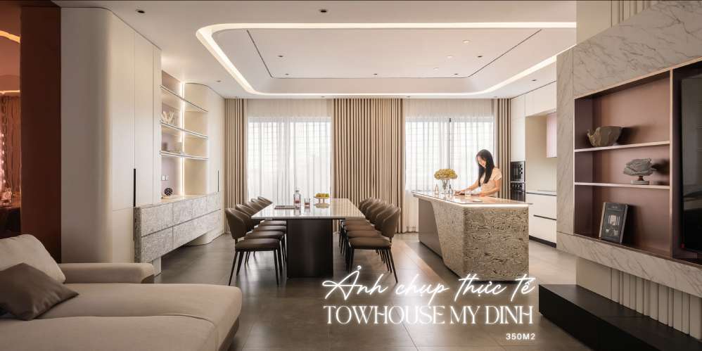 Thiết kế nội thất nhà liền kề phong cách Modern